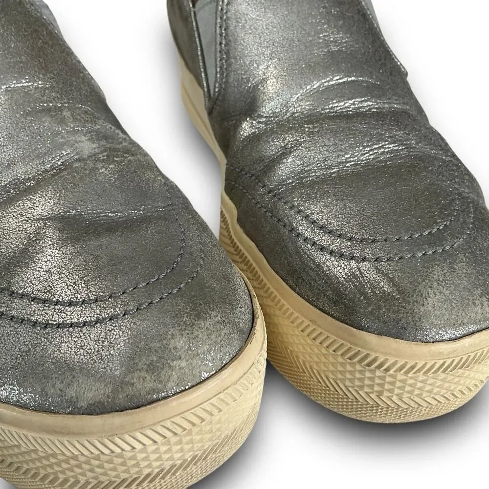 Ash Silver Suede Jungle Loafers Sneakers
